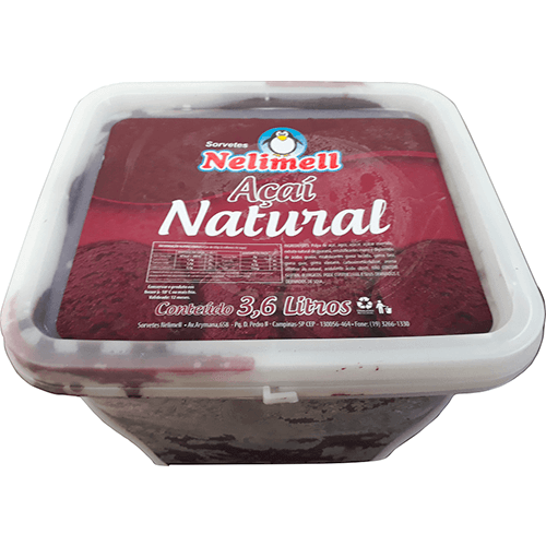 Açaí Natural Balde 3,6 Litros