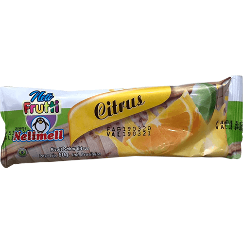 Picolé de Fruta sabor Citrus