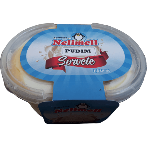 Pote de 1,5 Litros Sabor Pudim