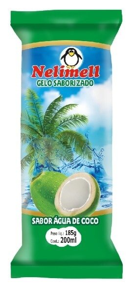 GELO SABORIZADO SABOR ÁGUA DE COCO